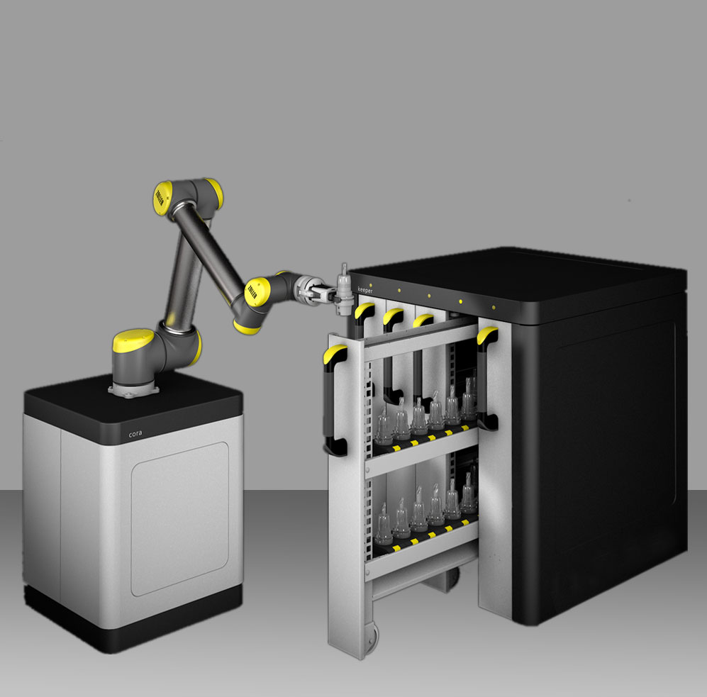Roboter mit Lagerschrank ZOLLER