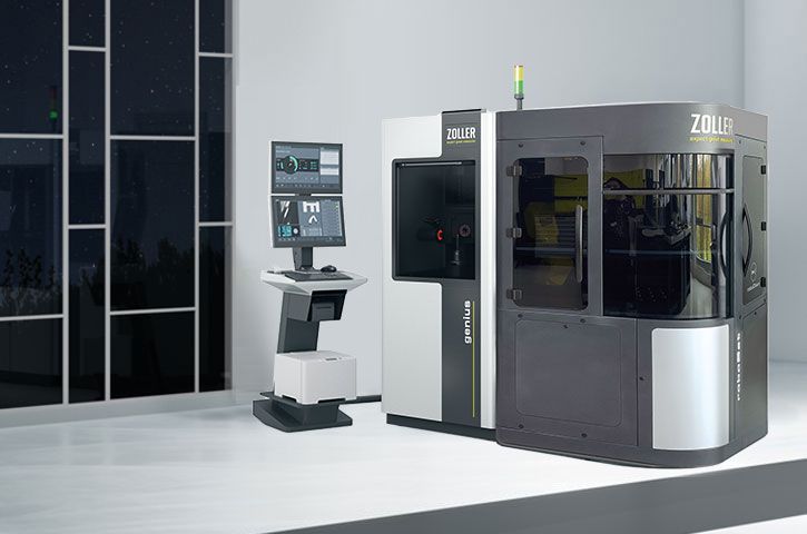 genius with roboter ZOLLER universal measuring maschine 