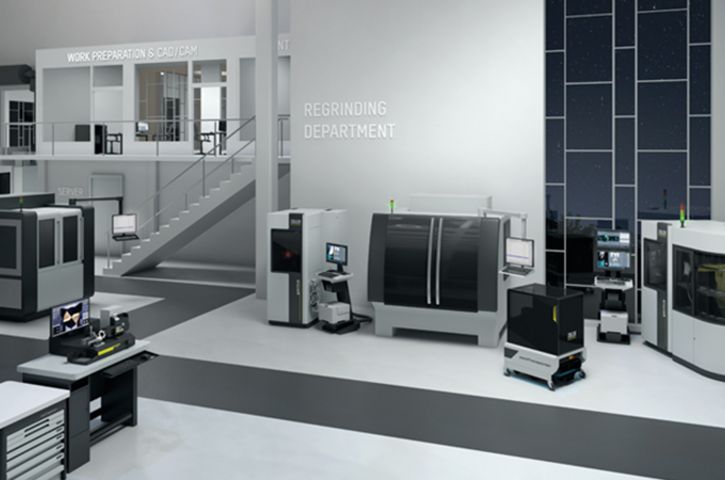 genius and data transfer ZOLLER universal measuring maschine 