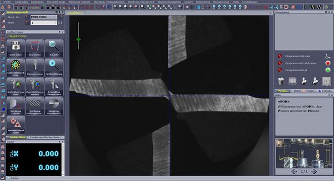 pomsoft Control image processing screen ZOLLER 
