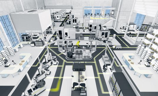 Virtuelle Produktionshalle 4.0 ZOLLER