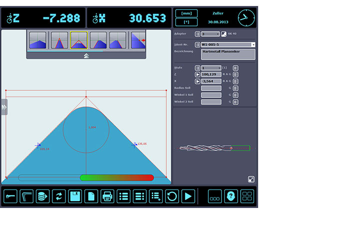  pilot-2mT Automatic cutting shape detection