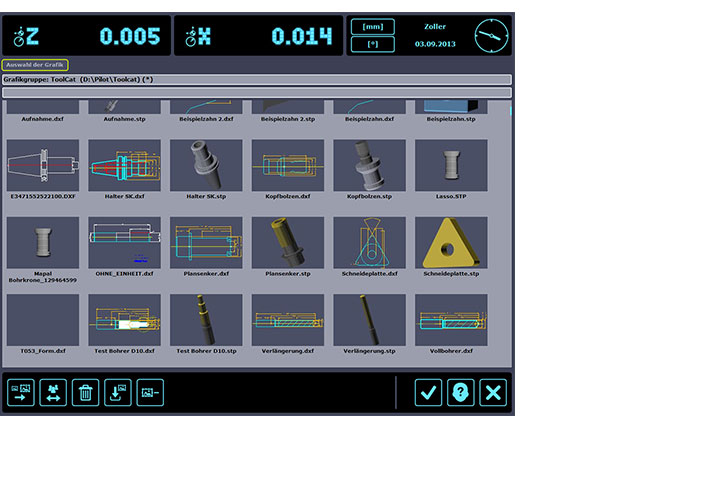 pilot 2mT Graphic management ZOLLER