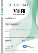 Certificate ISO 9001